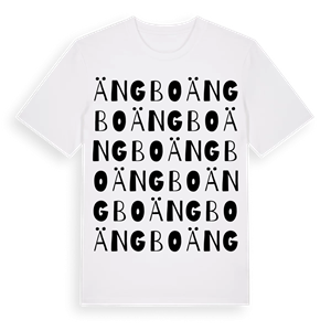 Ängbo ordlek t-shirt – ekologisk bomull t-shirt från Pinshirt
