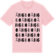 Pink Cotton t-shirt med Ängbo ordlek t-shirt
