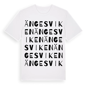 Ängesviken ordlek t-shirt – ekologisk bomull t-shirt från Pinshirt