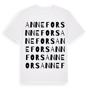 Annefors ordlek t-shirt – ekologisk bomull t-shirt från Pinshirt
