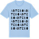 Blue Soul t-shirt med Antebo ordlek t-shirt