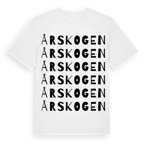 Årskogen ordlek t-shirt – ekologisk bomull t-shirt från Pinshirt