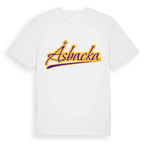 Åsbacka baseball t-shirt – ekologisk bomull t-shirt från Pinshirt
