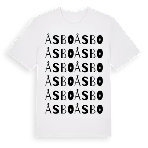 Åsbo ordlek t-shirt – ekologisk bomull t-shirt från Pinshirt