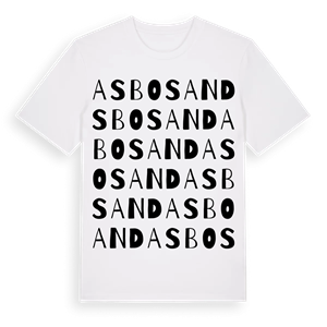 Asbosand ordlek t-shirt – ekologisk bomull t-shirt från Pinshirt