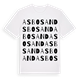 Asbosand ordlek t-shirt