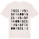 Vintage White t-shirt med Åseliusas fäbod ordlek t-shirt