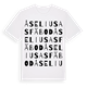 Åseliusas fäbod ordlek t-shirt