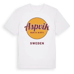 Aspvik cirkel t-shirt – ekologisk bomull t-shirt från Pinshirt