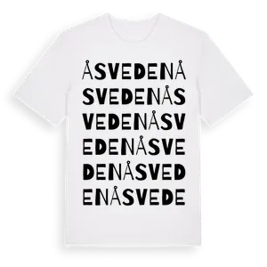 Åsveden ordlek t-shirt – ekologisk bomull t-shirt från Pinshirt