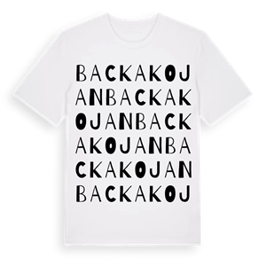 Backakojan ordlek t-shirt – ekologisk bomull t-shirt från Pinshirt