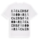 Bäckens fäbodar ordlek t-shirt