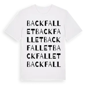 Backfallet ordlek t-shirt – ekologisk bomull t-shirt från Pinshirt