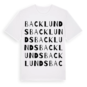Backlunds ordlek t-shirt – ekologisk bomull t-shirt från Pinshirt