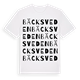 Bäcksveden ordlek t-shirt