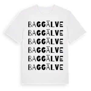 Baggälve ordlek t-shirt – ekologisk bomull t-shirt från Pinshirt