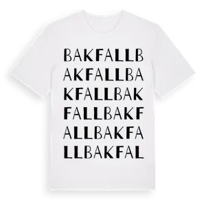 Bakfall ordlek t-shirt – ekologisk bomull t-shirt från Pinshirt