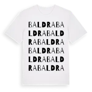 Baldra ordlek t-shirt – ekologisk bomull t-shirt från Pinshirt