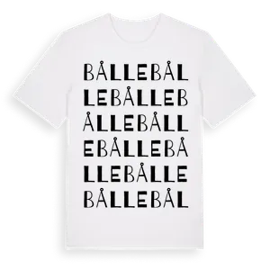 Bålle ordlek t-shirt – ekologisk bomull t-shirt från Pinshirt