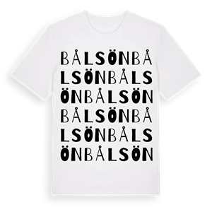 Bålsön ordlek t-shirt – ekologisk bomull t-shirt från Pinshirt