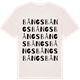 Vintage White t-shirt med Bångs ordlek t-shirt