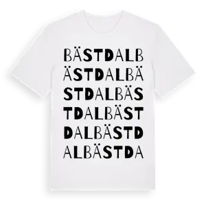 Bästdal ordlek t-shirt – ekologisk bomull t-shirt från Pinshirt