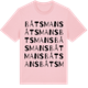 Pink Cotton t-shirt med Båtsmans ordlek t-shirt