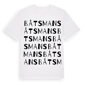 Båtsmans ordlek t-shirt – ekologisk bomull t-shirt från Pinshirt
