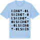 Blue Soul t-shirt med Bengt-Ols ordlek t-shirt