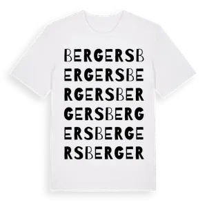 Bergers ordlek t-shirt – ekologisk bomull t-shirt från Pinshirt