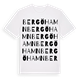 Bergö Hamn ordlek t-shirt
