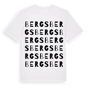 Bergs ordlek t-shirt – ekologisk bomull t-shirt från Pinshirt