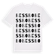 White t-shirt med Bessbo ordlek t-shirt
