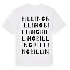 Billing ordlek t-shirt – ekologisk bomull t-shirt från Pinshirt