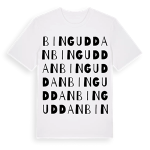 Binguddan ordlek t-shirt – ekologisk bomull t-shirt från Pinshirt