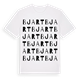 White t-shirt med Bjart ordlek t-shirt