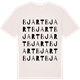 Vintage White t-shirt med Bjart ordlek t-shirt