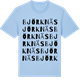 Blue Soul t-shirt med Björknäs ordlek t-shirt