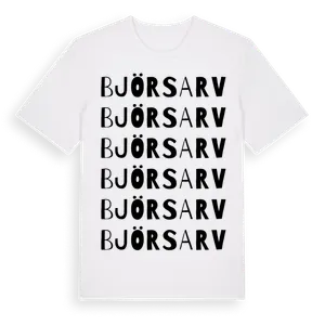 Björsarv ordlek t-shirt – ekologisk bomull t-shirt från Pinshirt