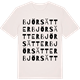 Vintage White t-shirt med Björsätter ordlek t-shirt
