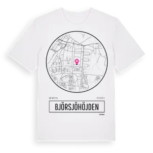 Björsjöhöjden t-shirt – ekologisk bomull t-shirt från Pinshirt