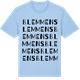 Blue Soul t-shirt med Blemmens ordlek t-shirt
