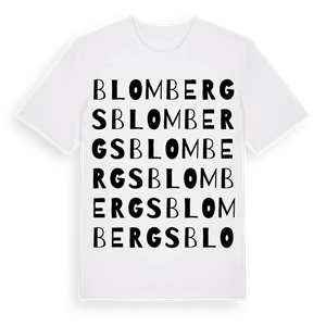 Blombergs ordlek t-shirt – ekologisk bomull t-shirt från Pinshirt