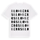 Blombergs ordlek t-shirt