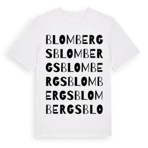 Blombergs ordlek t-shirt – ekologisk bomull t-shirt från Pinshirt