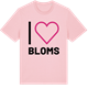 Pink Cotton t-shirt med Jag älskar Bloms t-shirt stort tryck