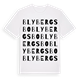 Blybergsbo ordlek t-shirt