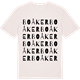 Vintage White t-shirt med Boåker ordlek t-shirt