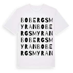 Bobergsmyran ordlek t-shirt – ekologisk bomull t-shirt från Pinshirt