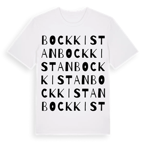 Bockkistan ordlek t-shirt – ekologisk bomull t-shirt från Pinshirt
